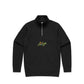 FLORAL QUARTER ZIP