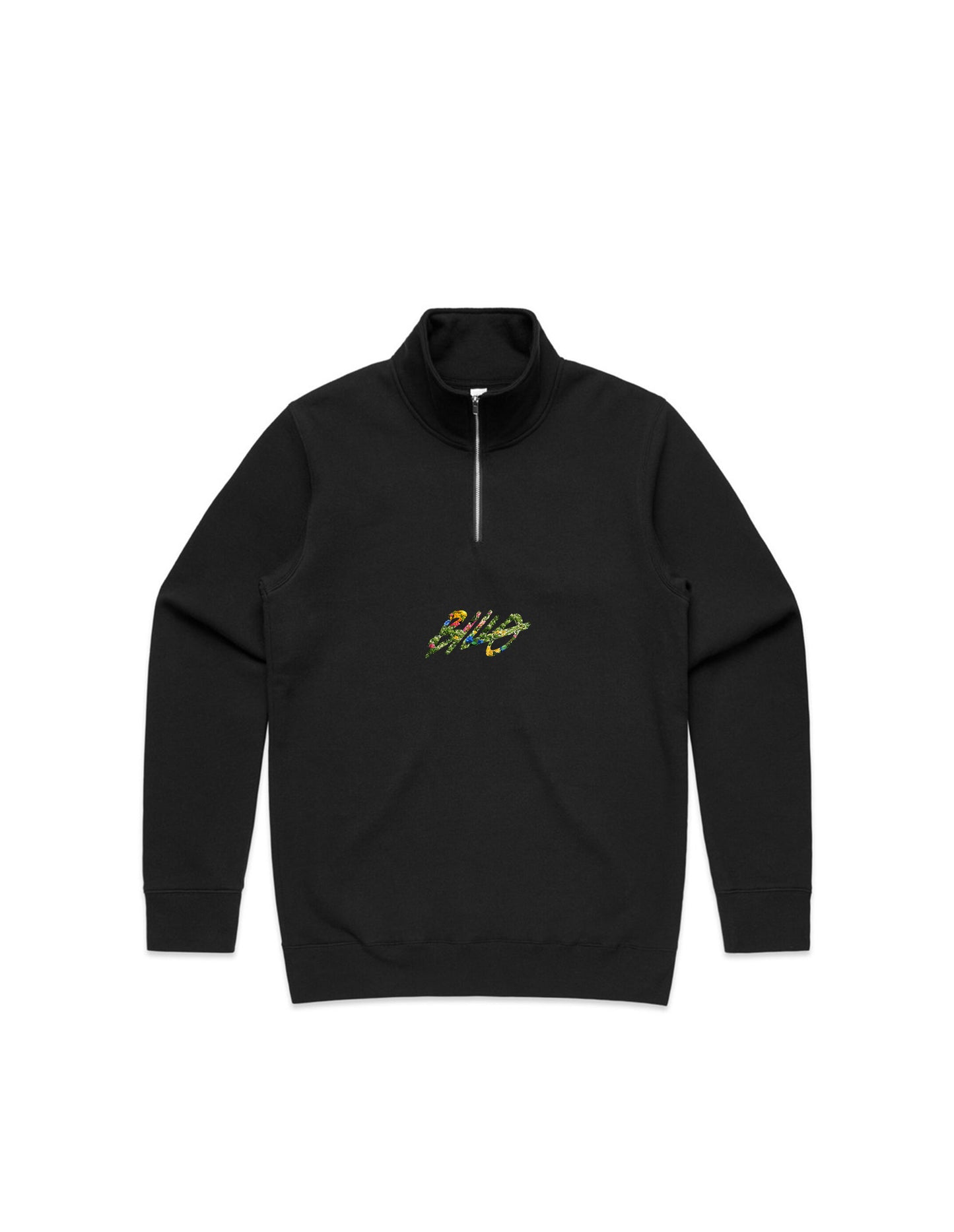 FLORAL QUARTER ZIP