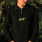 FLORAL QUARTER ZIP